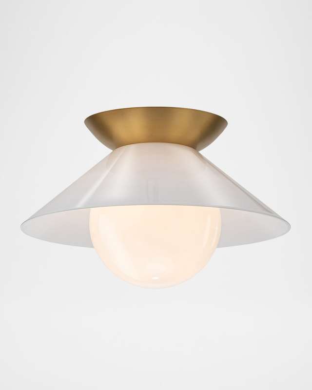 Saucer 14" Flush Mount